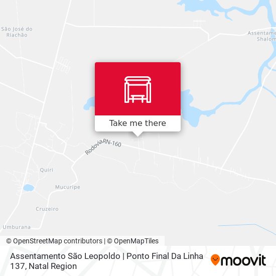Assentamento São Leopoldo | Ponto Final Da Linha 137 map