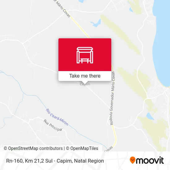 Rn-160, Km 21,2 Sul - Capim map