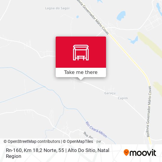 Mapa Rn-160, Km 18,2 Norte, 55 | Alto Do Sítio