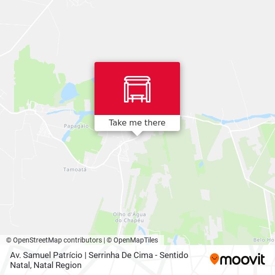 Av. Samuel Patrício | Serrinha De Cima - Sentido Natal map