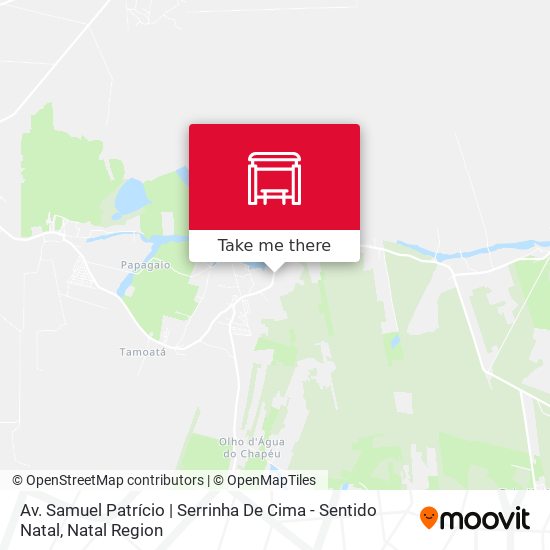 Av. Samuel Patrício | Serrinha De Cima - Sentido Natal map