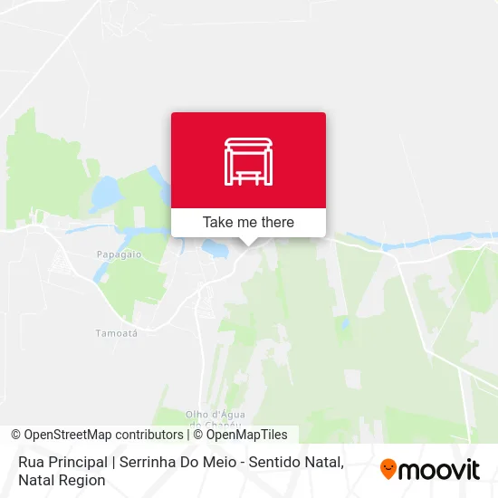 Rua Principal | Serrinha Do Meio - Sentido Natal map
