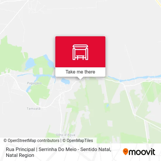 Rua Principal | Serrinha Do Meio - Sentido Natal map