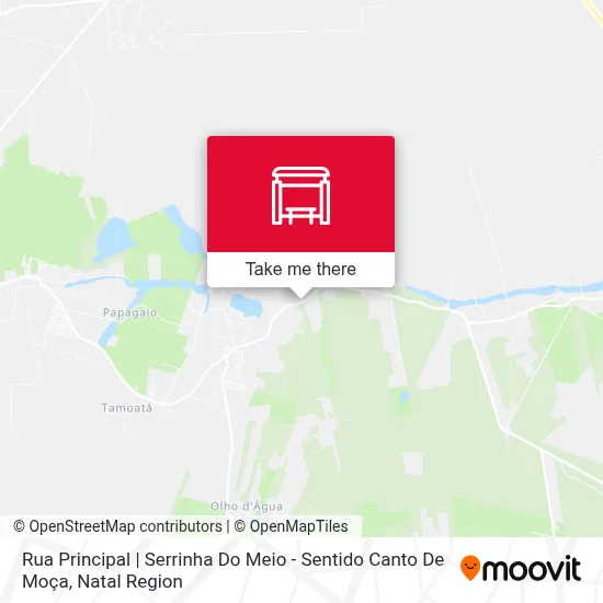 Rua Principal | Serrinha Do Meio - Sentido Canto De Moça map