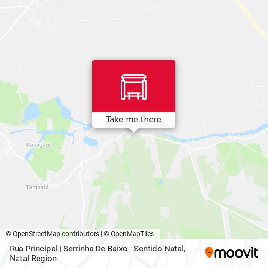 Rua Principal | Serrinha De Baixo - Sentido Natal map