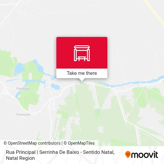 Rua Principal | Serrinha De Baixo - Sentido Natal map