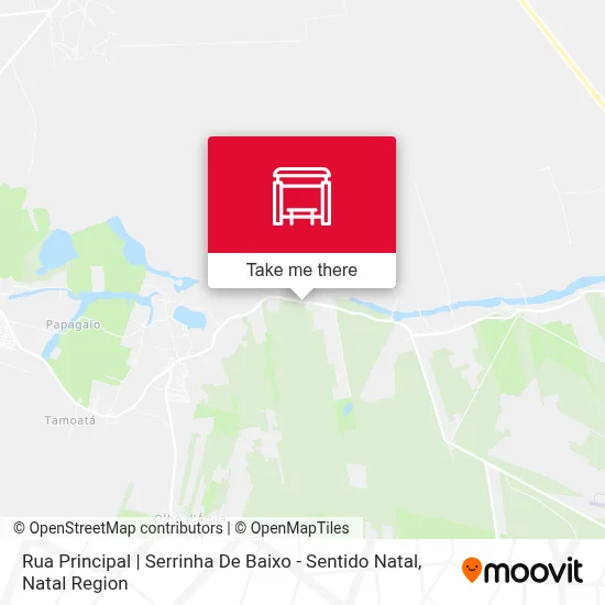 Rua Principal | Serrinha De Baixo - Sentido Natal map