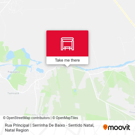Rua Principal | Serrinha De Baixo - Sentido Natal map