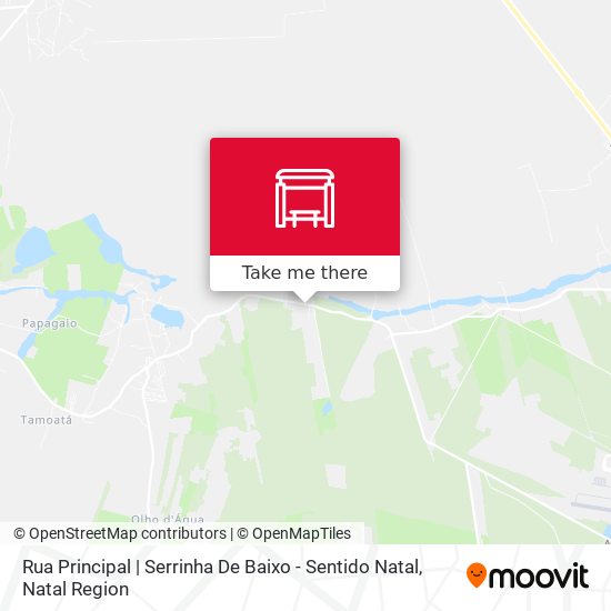 Rua Principal | Serrinha De Baixo - Sentido Natal map