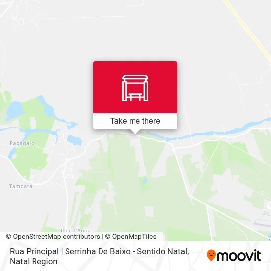 Rua Principal | Serrinha De Baixo - Sentido Natal map