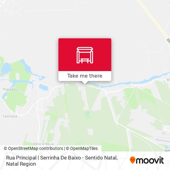 Rua Principal | Serrinha De Baixo - Sentido Natal map