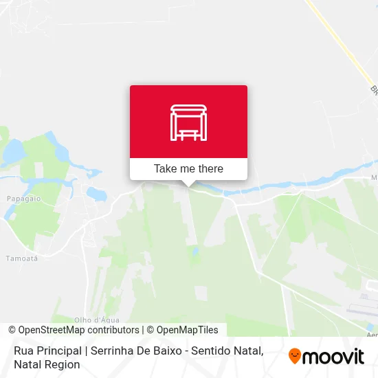 Rua Principal | Serrinha De Baixo - Sentido Natal map
