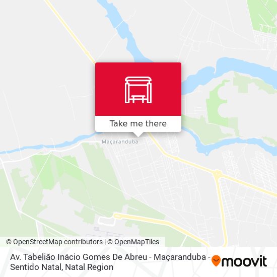Av. Tabelião Inácio Gomes De Abreu - Maçaranduba - Sentido Natal map