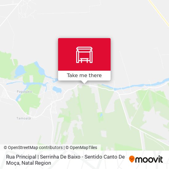 Rua Principal | Serrinha De Baixo - Sentido Canto De Moça map