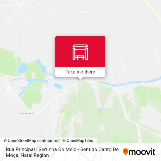 Rua Principal | Serrinha Do Meio - Sentido Canto De Moça map