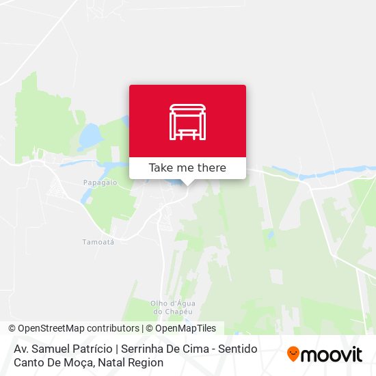 Av. Samuel Patrício | Serrinha De Cima - Sentido Canto De Moça map