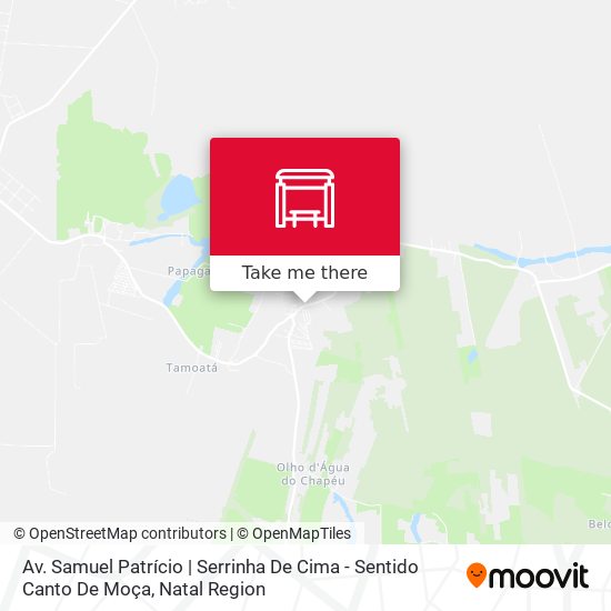 Mapa Av. Samuel Patrício | Serrinha De Cima - Sentido Canto De Moça