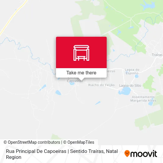 Rua Principal De Capoeiras | Sentido Traíras map