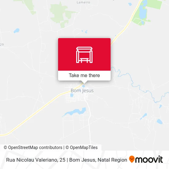 Rua Nicolau Valeriano, 25 | Bom Jesus map