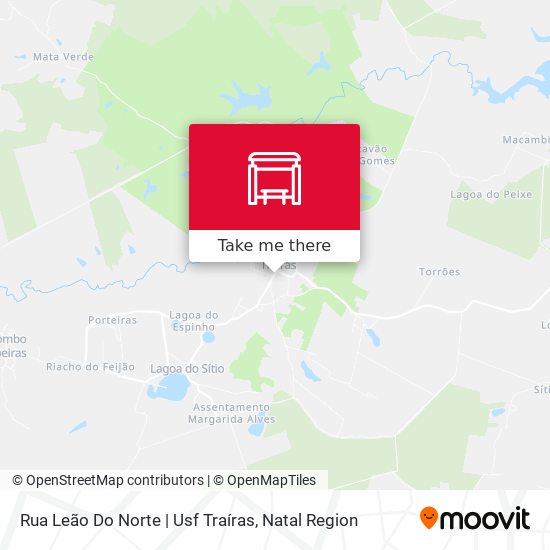 Rua Leão Do Norte | Usf Traíras map