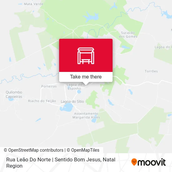 Rua Leão Do Norte | Sentido Bom Jesus map