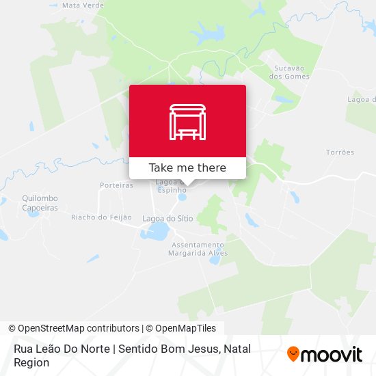Rua Leão Do Norte | Sentido Bom Jesus map