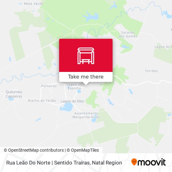 Rua Leão Do Norte | Sentido Traíras map