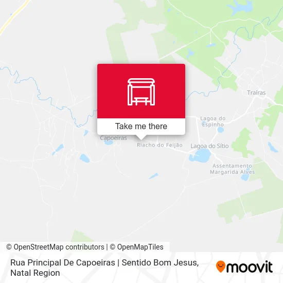 Rua Principal De Capoeiras | Sentido Bom Jesus map