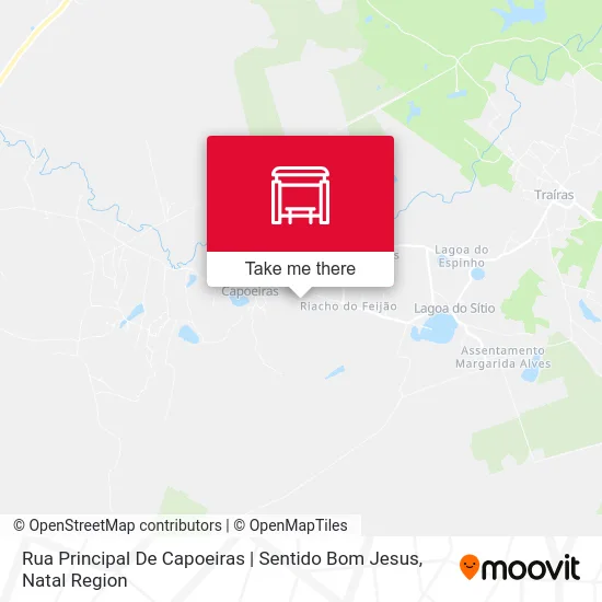 Rua Principal De Capoeiras | Sentido Bom Jesus map