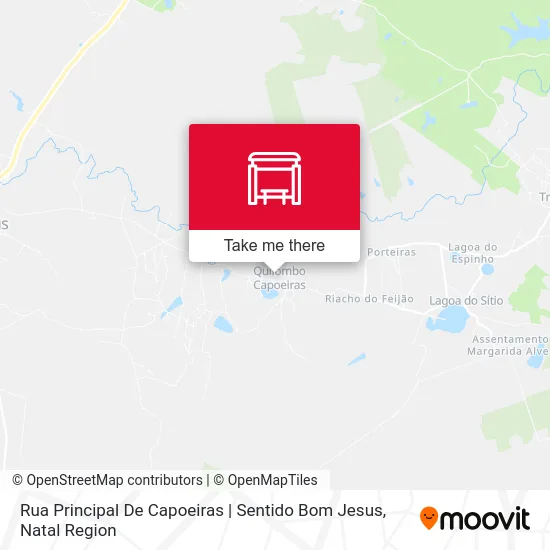 Rua Principal De Capoeiras | Sentido Bom Jesus map