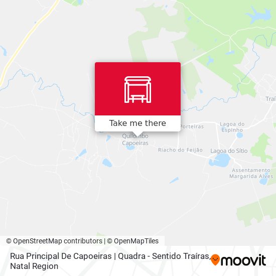 Rua Principal De Capoeiras | Quadra - Sentido Traíras map