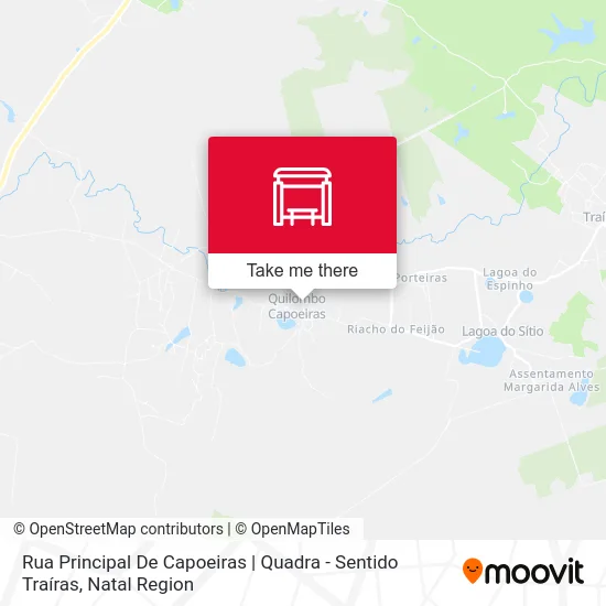 Rua Principal De Capoeiras | Quadra - Sentido Traíras map