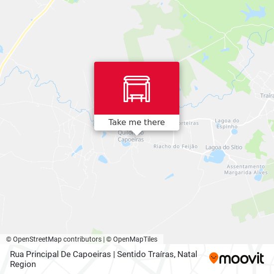 Rua Principal De Capoeiras | Sentido Traíras map