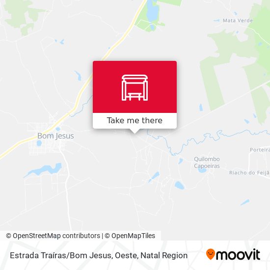 Estrada Traíras / Bom Jesus, Oeste map