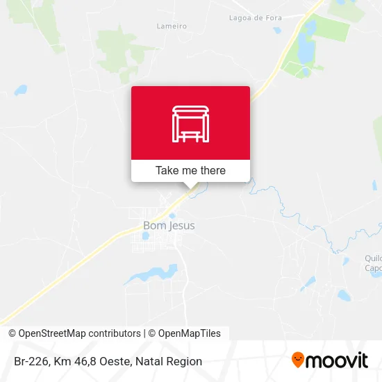 Br-226, Km 46,8 Oeste map