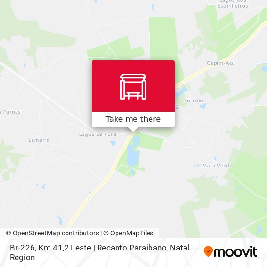 Br-226, Km 41,2 Leste | Recanto Paraibano map