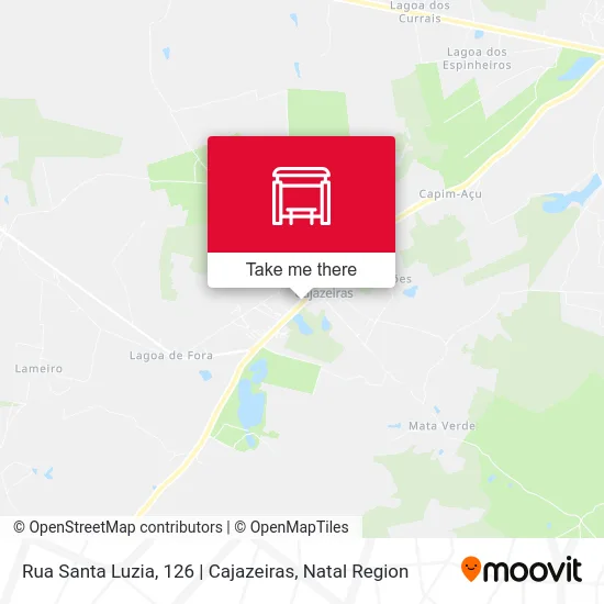 Rua Santa Luzia, 126 | Cajazeiras map
