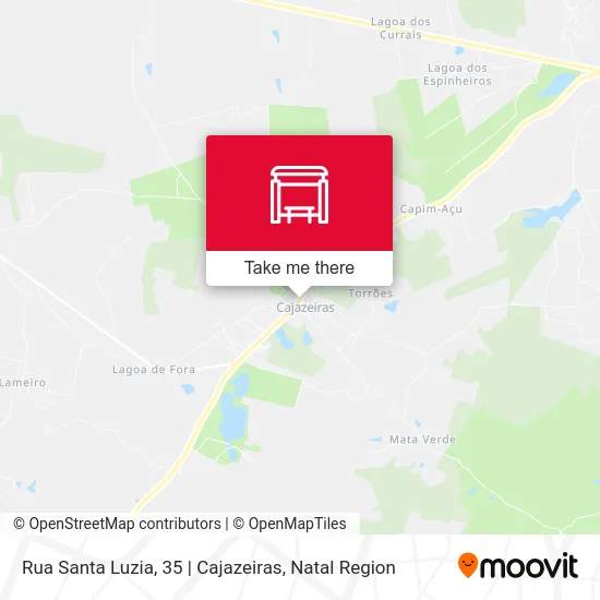 Rua Santa Luzia, 35 | Cajazeiras map