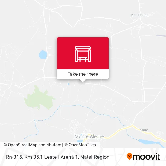 Rn-315, Km 35,1 Leste | Arenã 1 map
