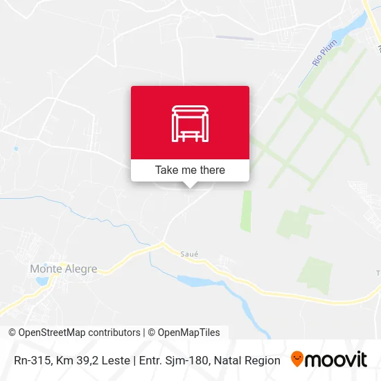 Rn-315, Km 39,2 Leste | Entr. Sjm-180 map