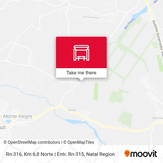 Rn-316, Km 6,8 Norte | Entr. Rn-315 map