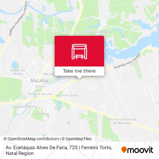 Av. Eustáquio Alves De Faria, 725 | Ferreiro Torto map
