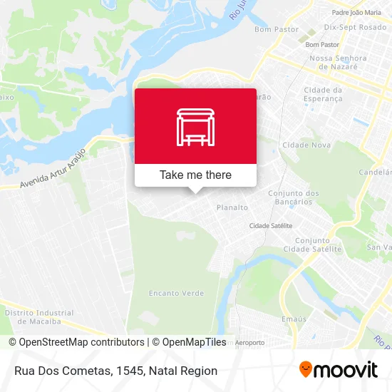 Rua Dos Cometas, 1545 map