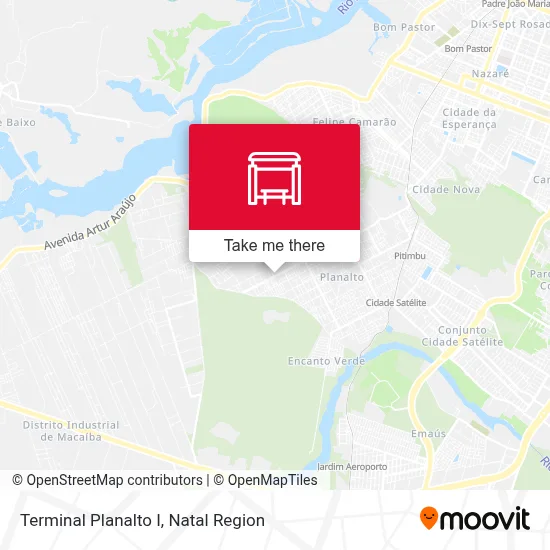Terminal Planalto I map