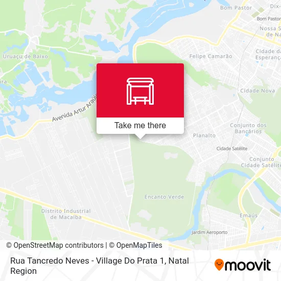 Rua Tancredo Neves - Village Do Prata 1 map