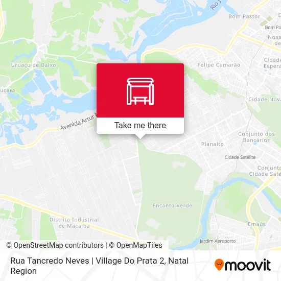 Rua Tancredo Neves | Village Do Prata 2 map