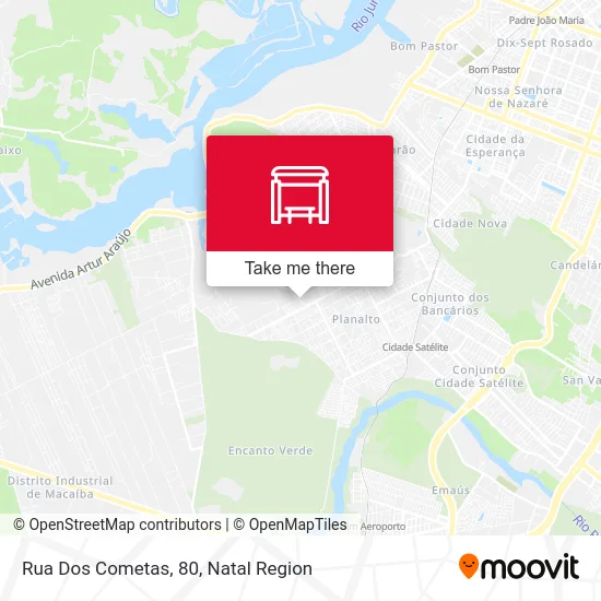 Rua Dos Cometas, 80 map