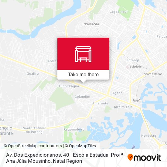 Av. Dos Expedicionários, 40 | Escola Estadual Profª Ana Júlia Mousinho map