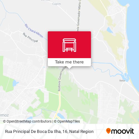 Rua Principal De Boca Da Ilha, 16 map