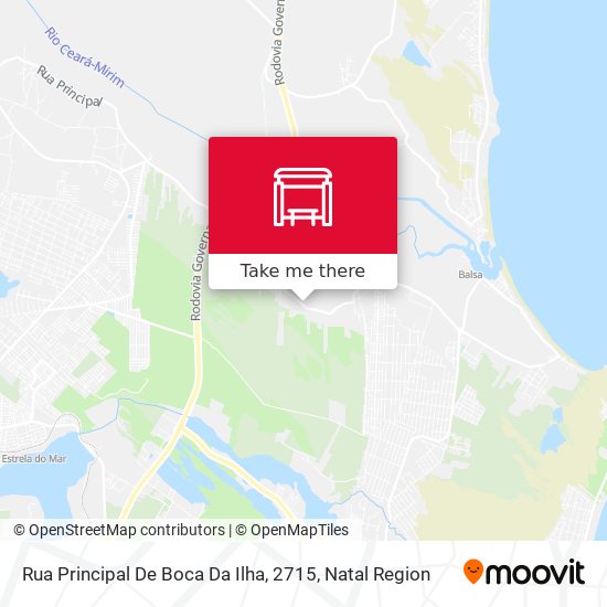 Rua Principal De Boca Da Ilha, 2715 map